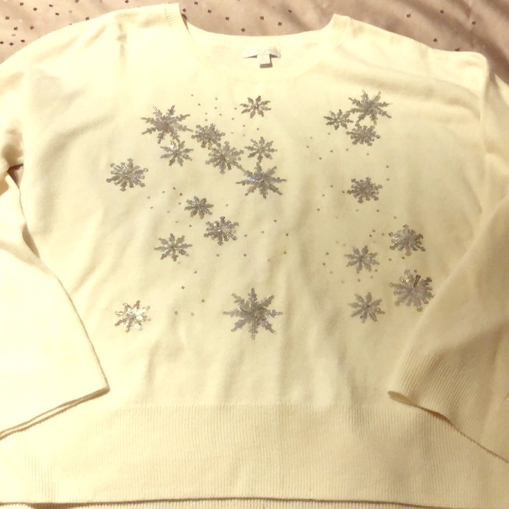 NY&C Snowflake sweater